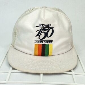 Vintage‎ John Deere 150th Anniversary Snapback Hat Mesh Back Louisville MFG CO